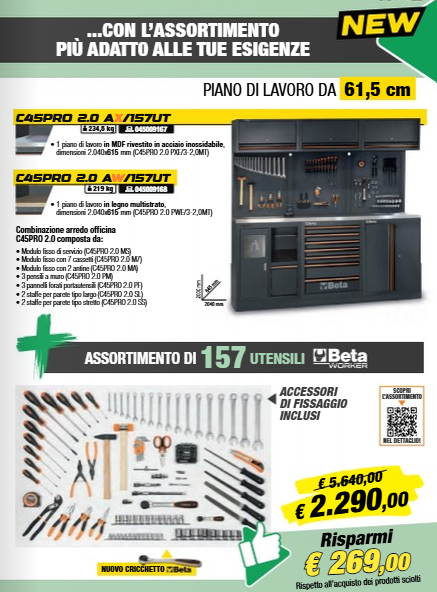 Arredamento Officina C45PRO 2.0 BETA
